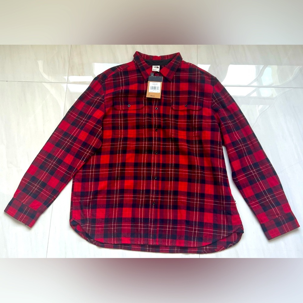Men’s New North Face Arroyo Flannel Winter Long Sleeve Shirt size XXL
